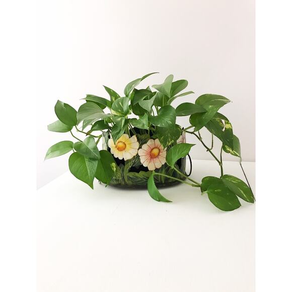Vintage Other - Vintage Metal Floral Planter Box - Rusty Unique Rustic Primitive